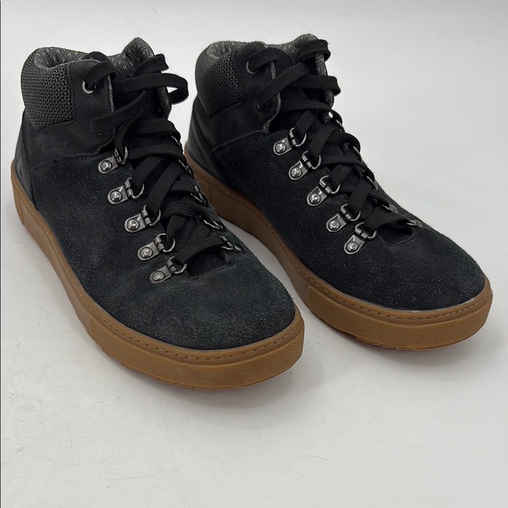 Forsake Lucie Mid  Women's Waterproof Outdoor Sneaker Boot in Black - Size 8 1/2